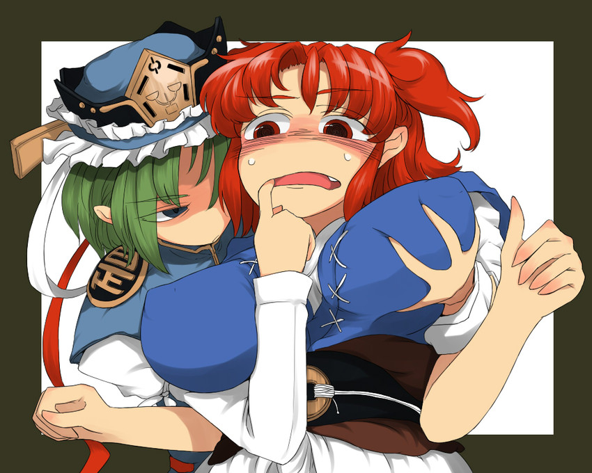 shiki eiki and onozuka komachi (touhou) drawn by toriga_naku