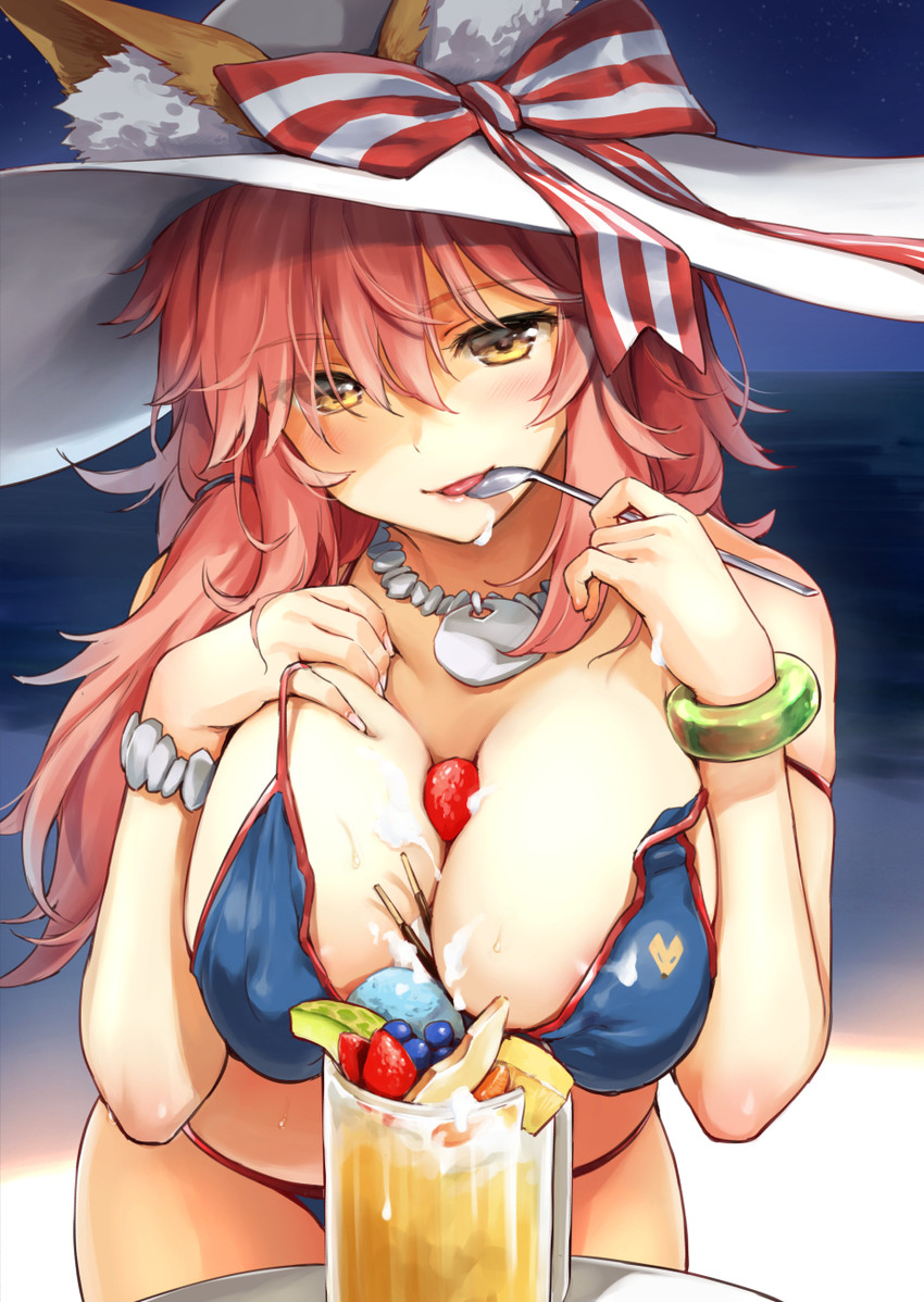 tamamo and tamamo no mae (fate and 1 more) drawn by umakuchi_shouyu