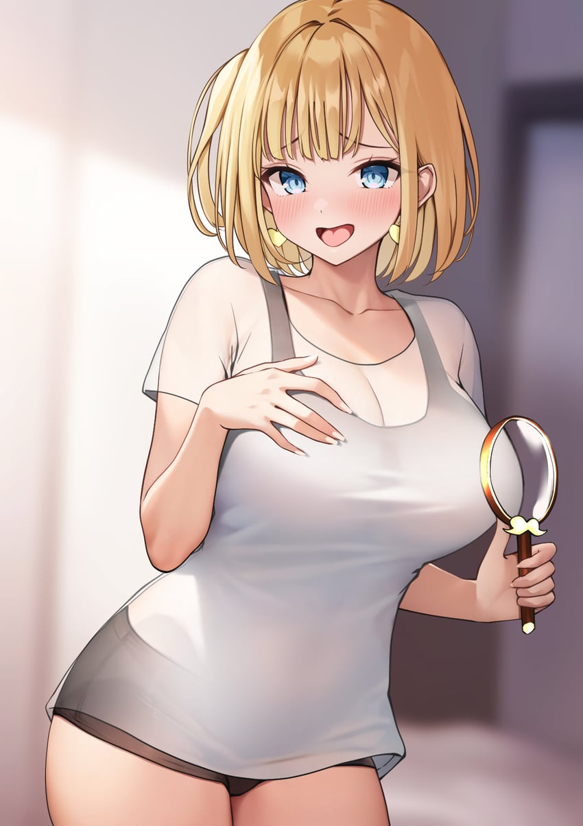 watson amelia (hololive and 1 more) drawn by otokucha