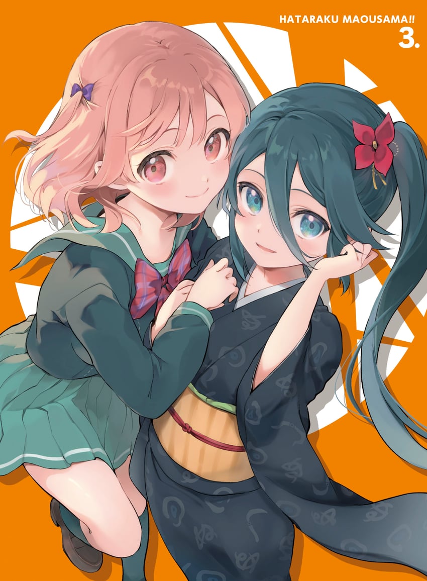 sasaki chiho and kamazuki suzuno (hataraku maou-sama!) drawn by 029