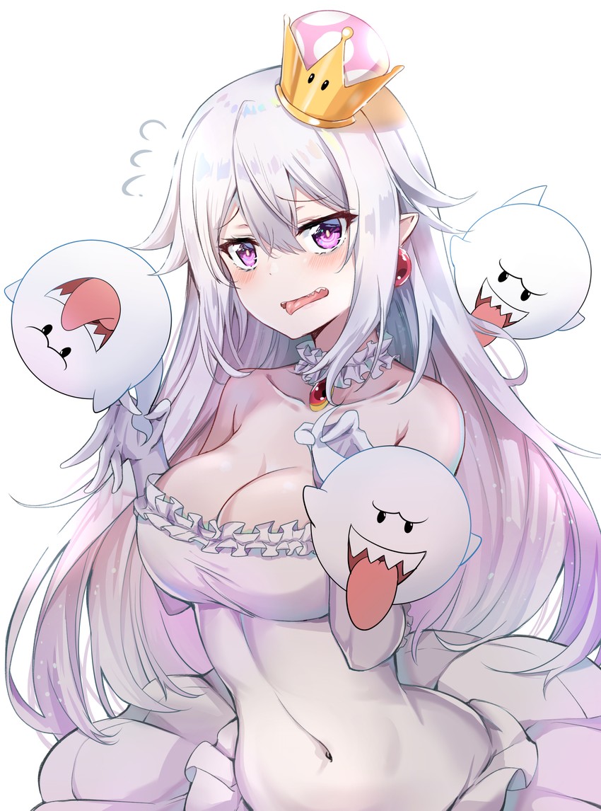 princess king boo and boo (mario and 2 more) drawn by sunhyun