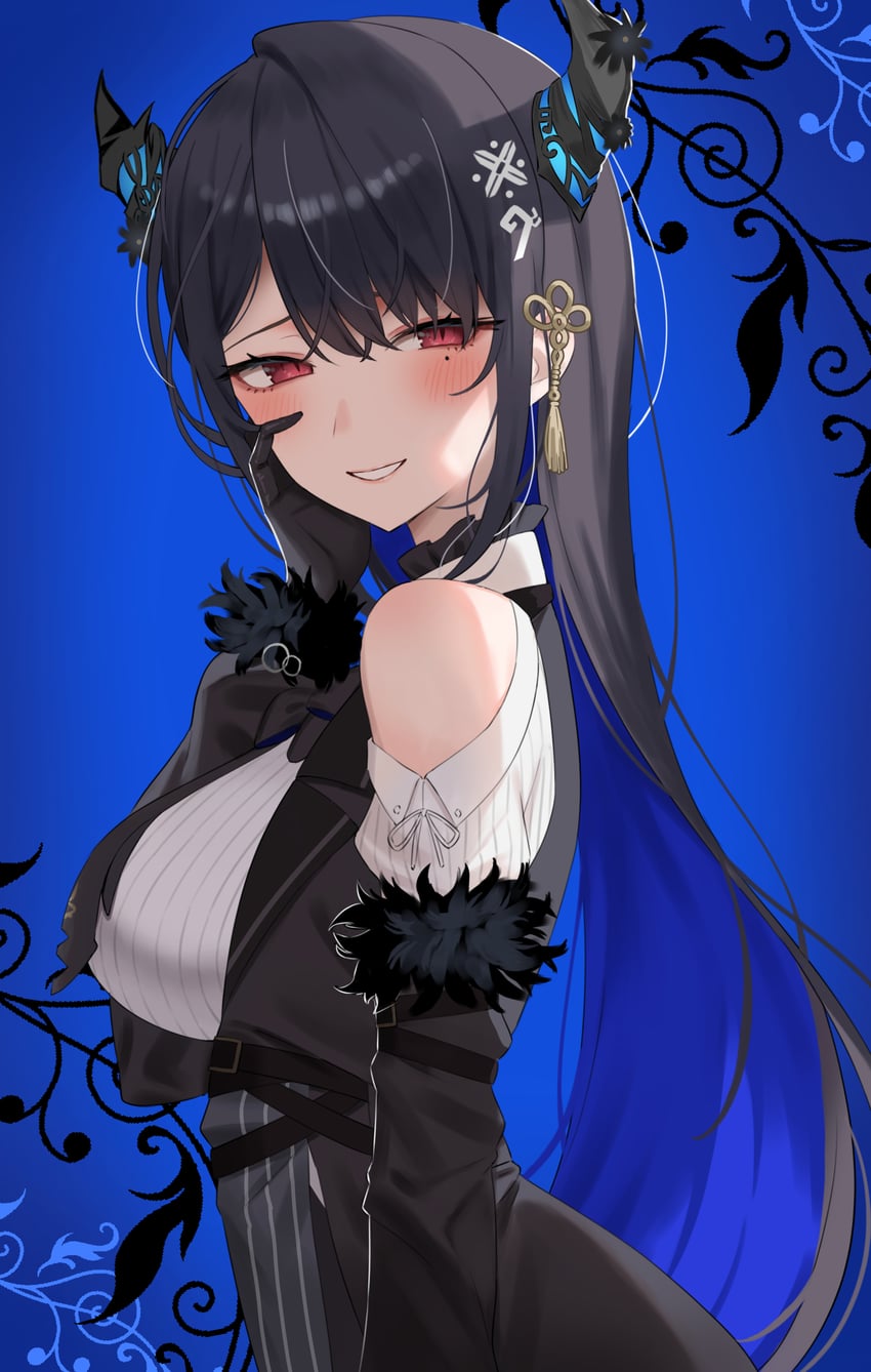 nerissa ravencroft (hololive and 1 more) drawn by aotake_iro