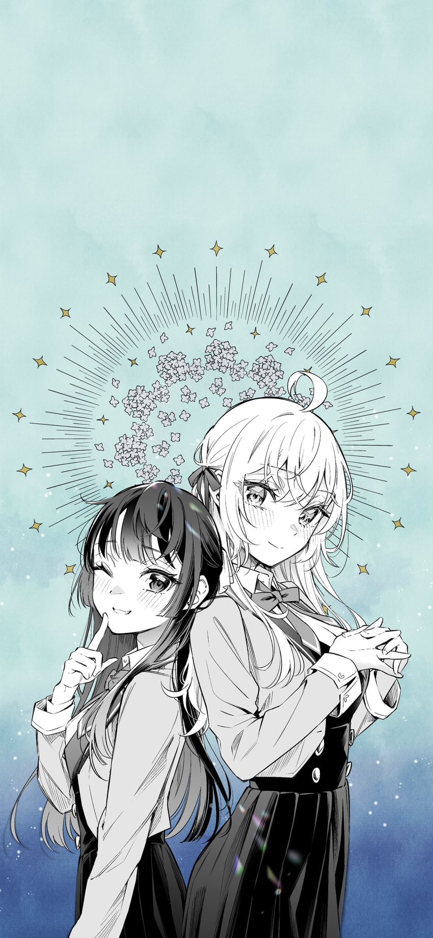 alisa mikhailovna kujou and suou yuki (tokidoki bosotto roshia-go de dereru tonari no alya-san) drawn by tenacitysaho