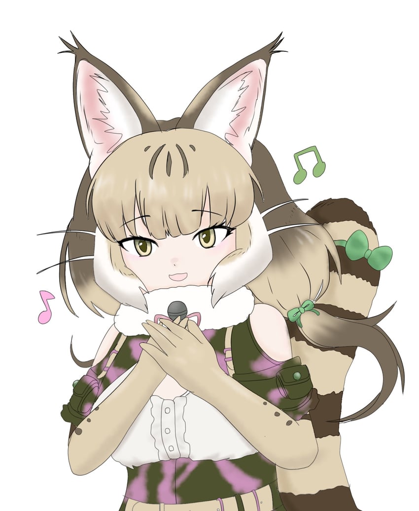 jungle cat (kemono friends and 1 more) drawn by 8tciv0safx84073