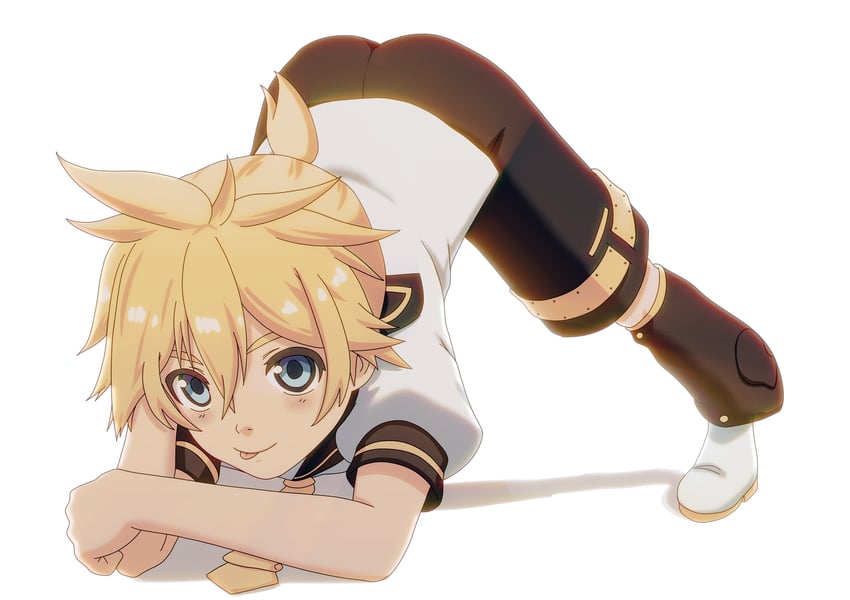 kagamine len (vocaloid and 1 more) drawn by hirobakar