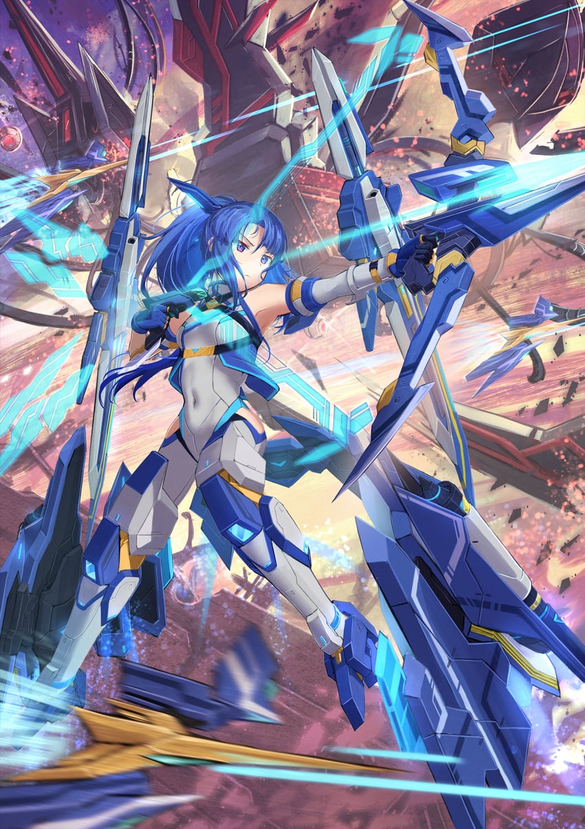 takanashi rei (alice gear aegis) drawn by origami_yakko