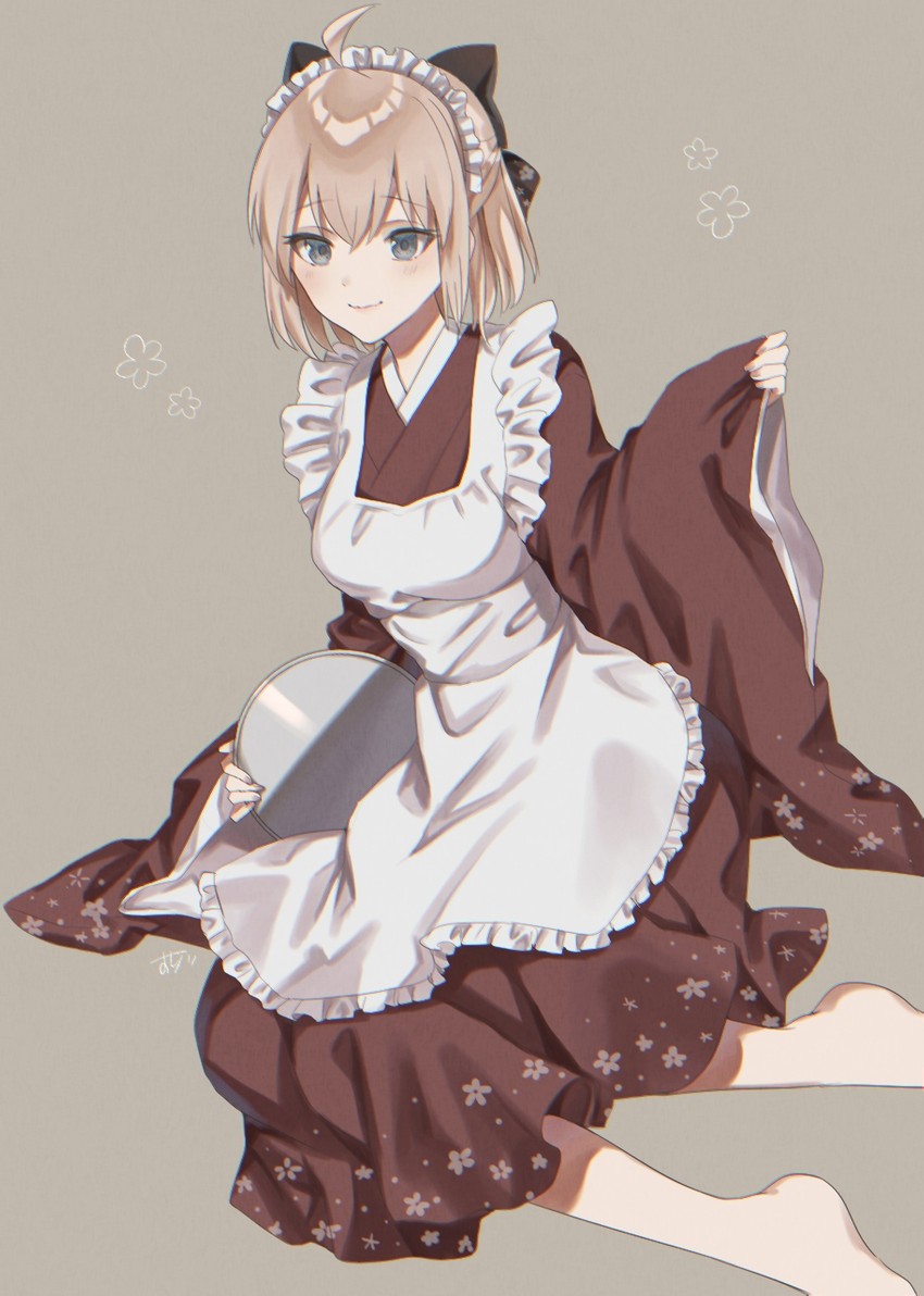 okita souji (fate and 2 more) drawn by oshage_(osyage921)