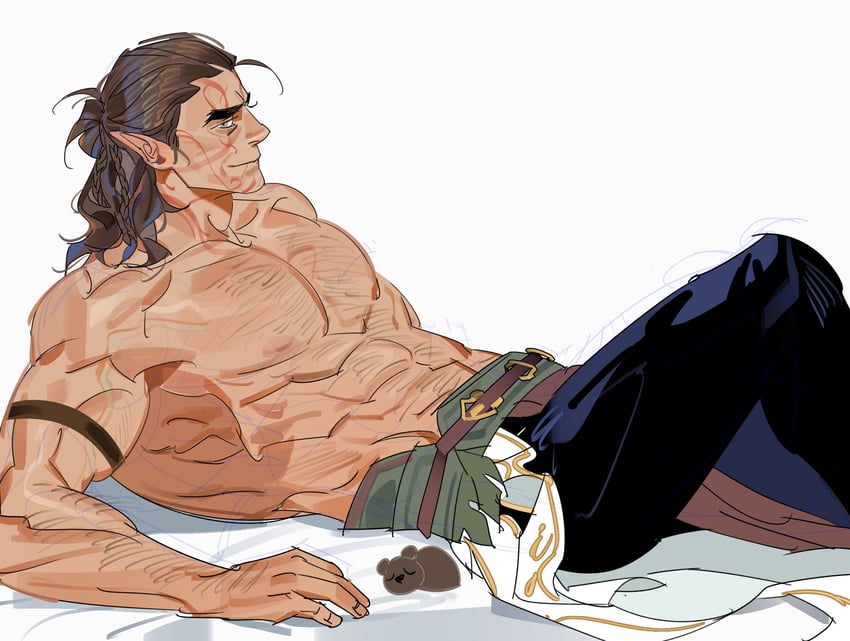 halsin (dungeons & dragons and 2 more) drawn by greensalad350
