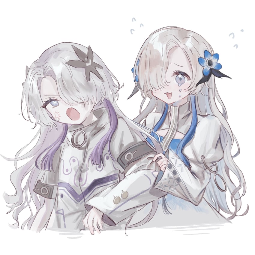 isekaijoucho and sekai (kamitsubaki studio and 1 more) drawn by ria_(rian_0210)