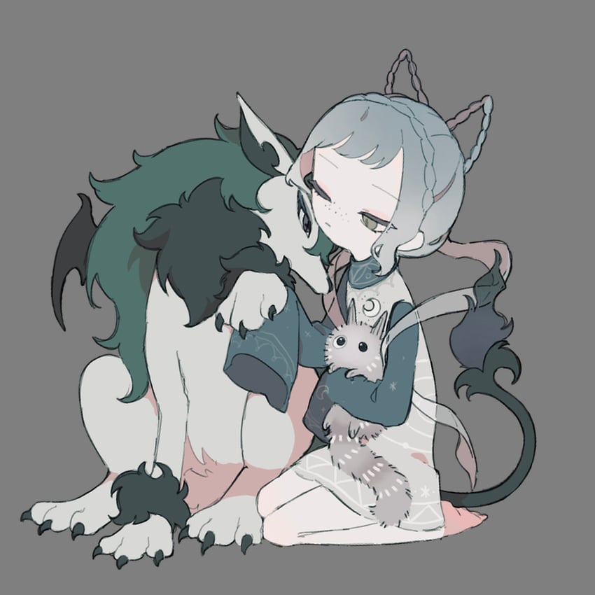 livly, volf, and hamlot (livly island) drawn by yy_livly