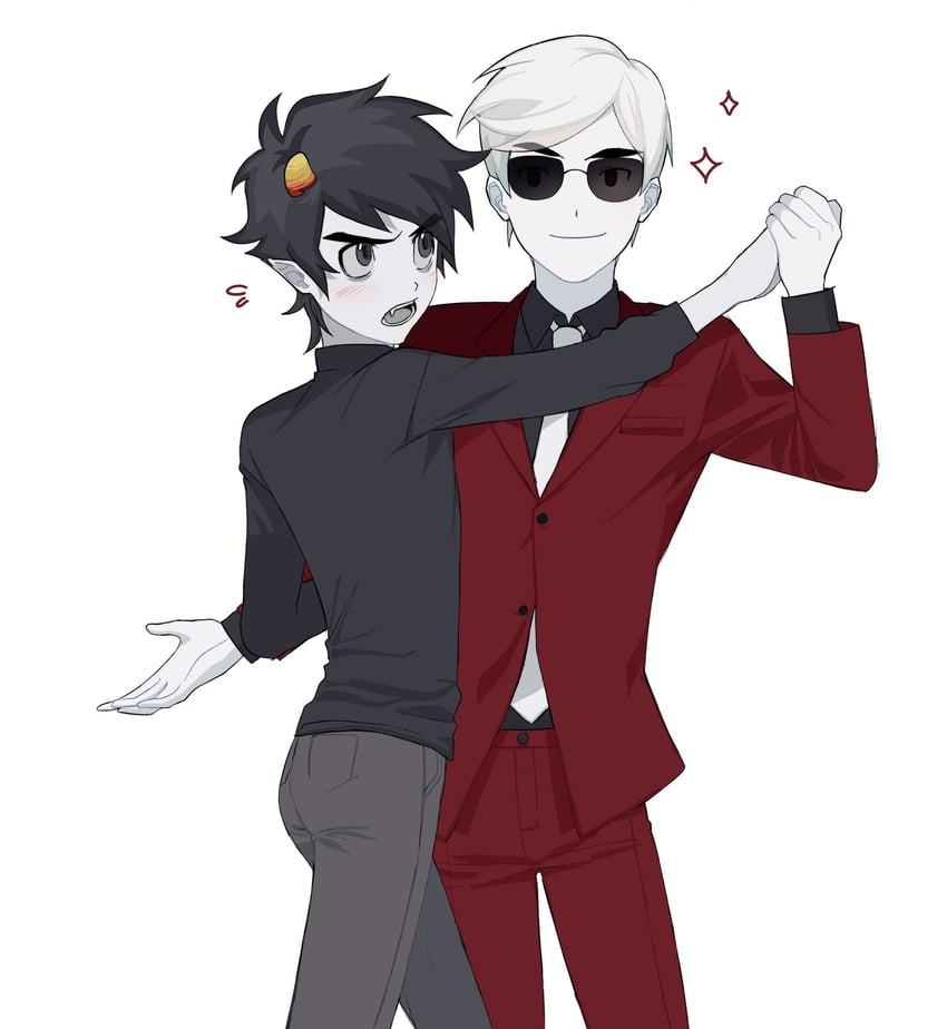 dave strider and karkat vantas (homestuck) drawn by kasage_(rch07)