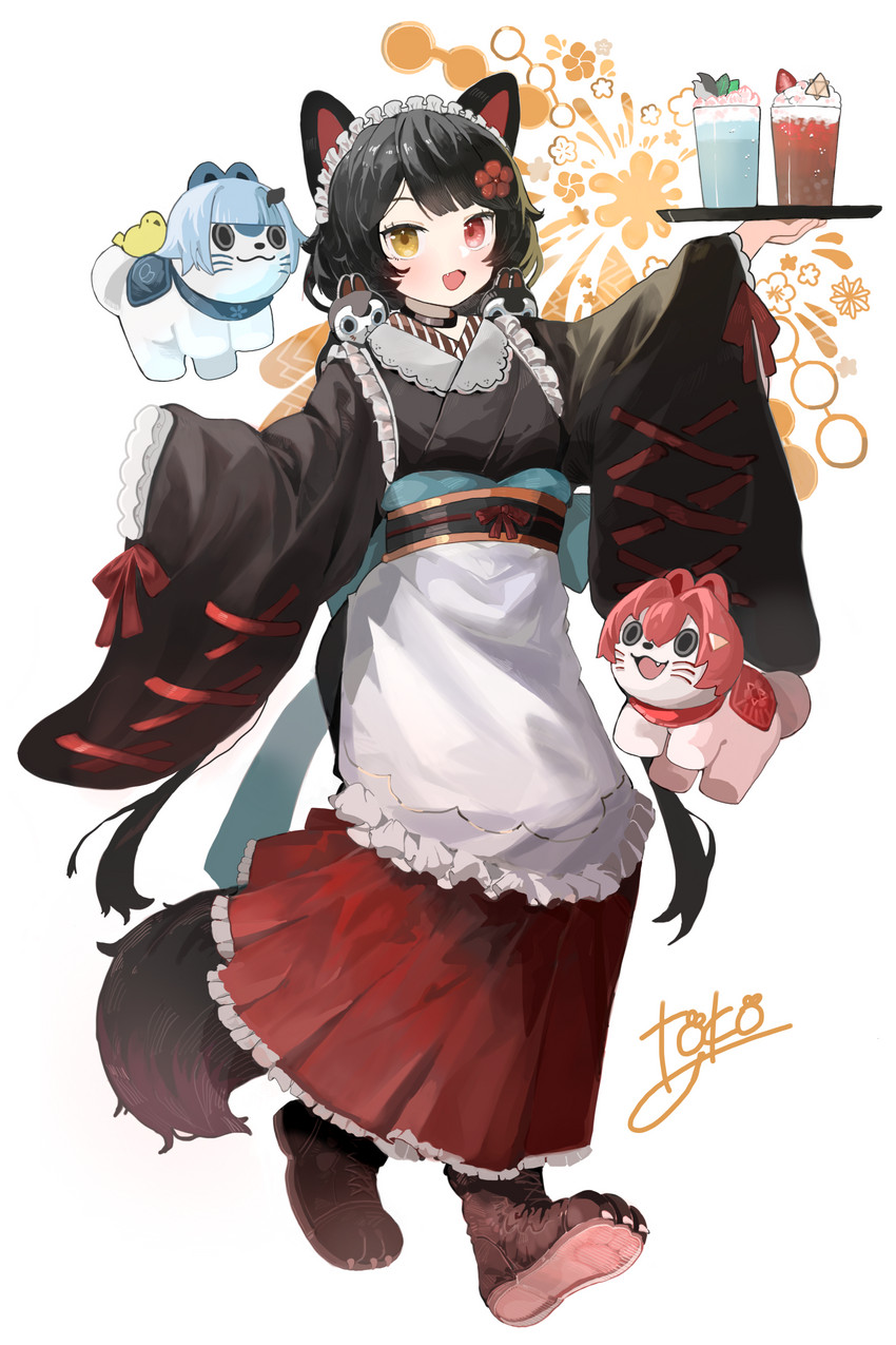 lize helesta, ange katrina, inui toko, and sebastian piyodore (nijisanji) drawn by menthako