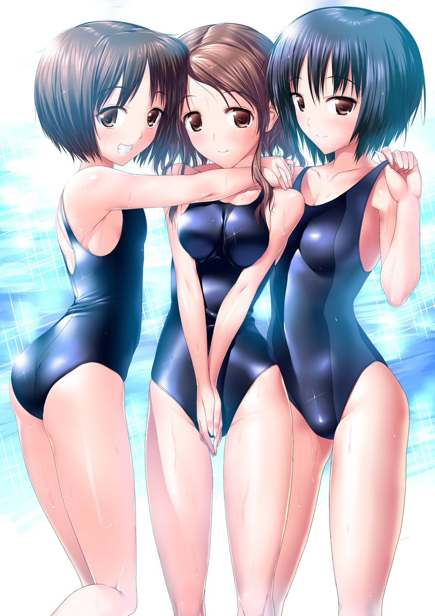nanasaki ai, tachibana miya, and nakata sae (amagami) drawn by suzume_inui