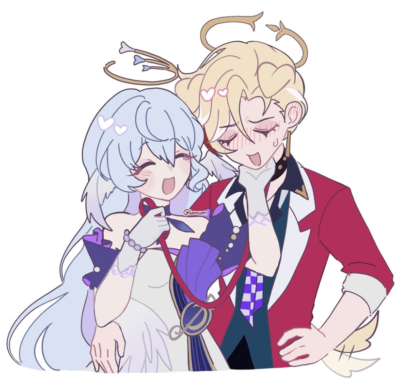 robin and siobhan (honkai and 1 more) drawn by lars_(larzuen)