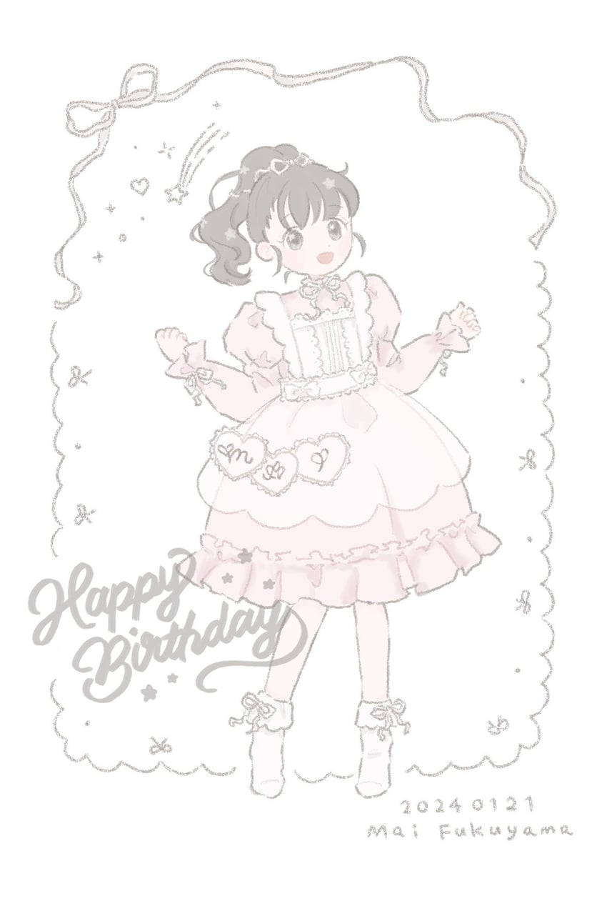 fukuyama mai (idolmaster and 1 more) drawn by luluberrypie