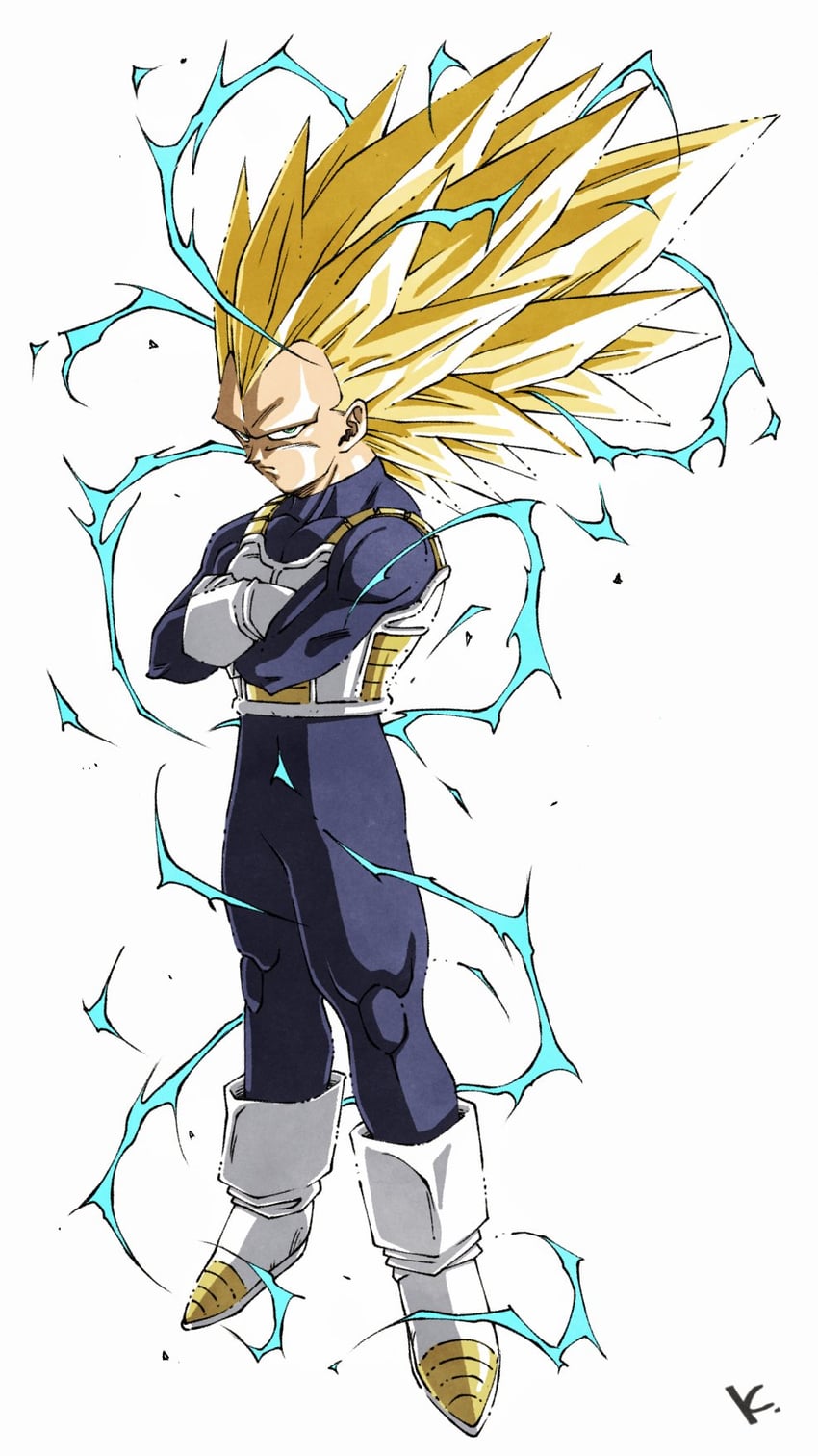 vegeta (dragon ball and 1 more) drawn by kakeru_(dbskakeru)