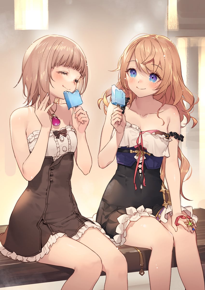 rorolina frixell and resna sternenlicht (atelier and 2 more) drawn by umiu_geso