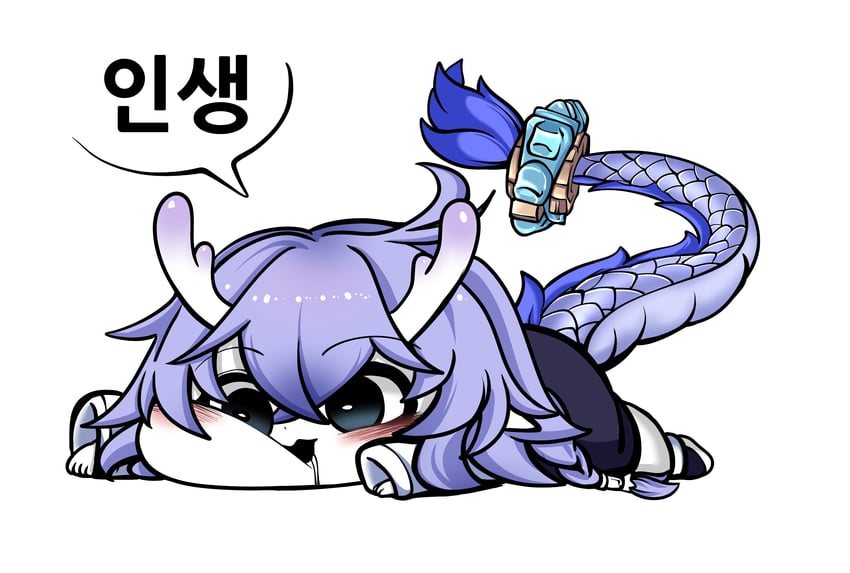 bailu (honkai and 1 more) drawn by uncolorcube