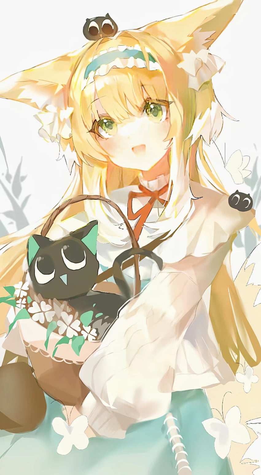 suzuran, luo xiaohei, and heixiu (arknights and 1 more) drawn by taoer.
