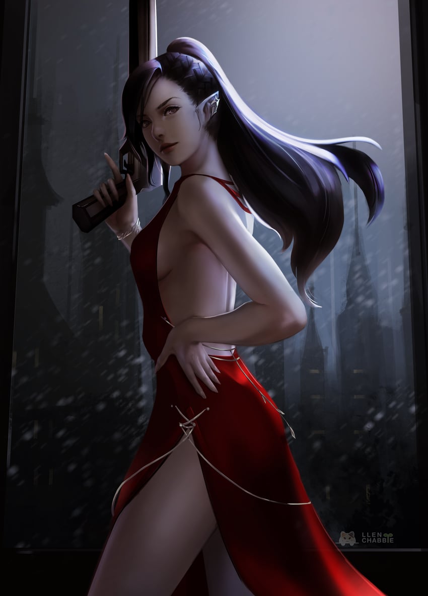 hilda ware and machinist (final fantasy and 1 more) drawn by llen_chabbie