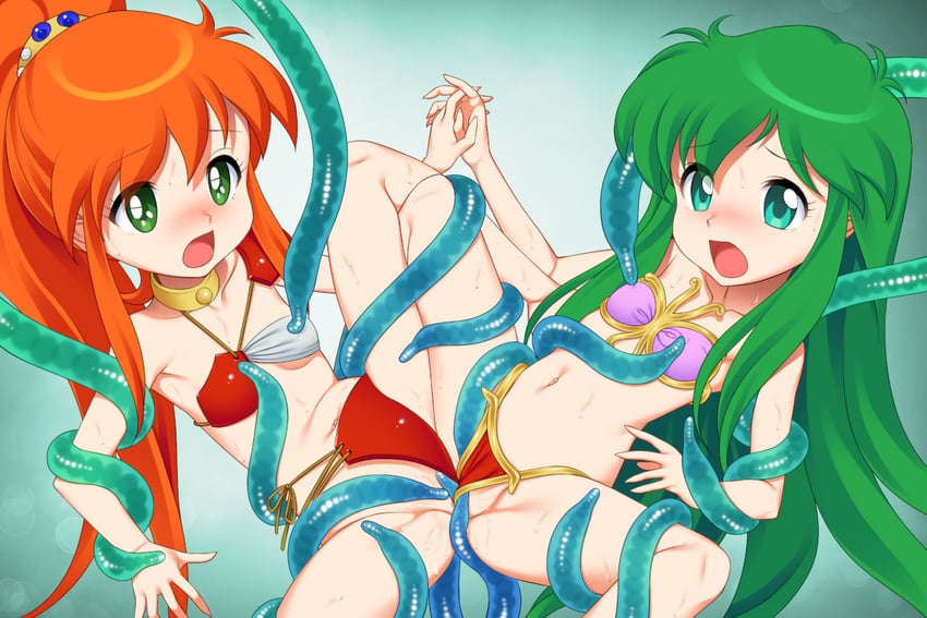ayanokouji rem and caron (dream hunter rem and 1 more) drawn by fugetsu_taku