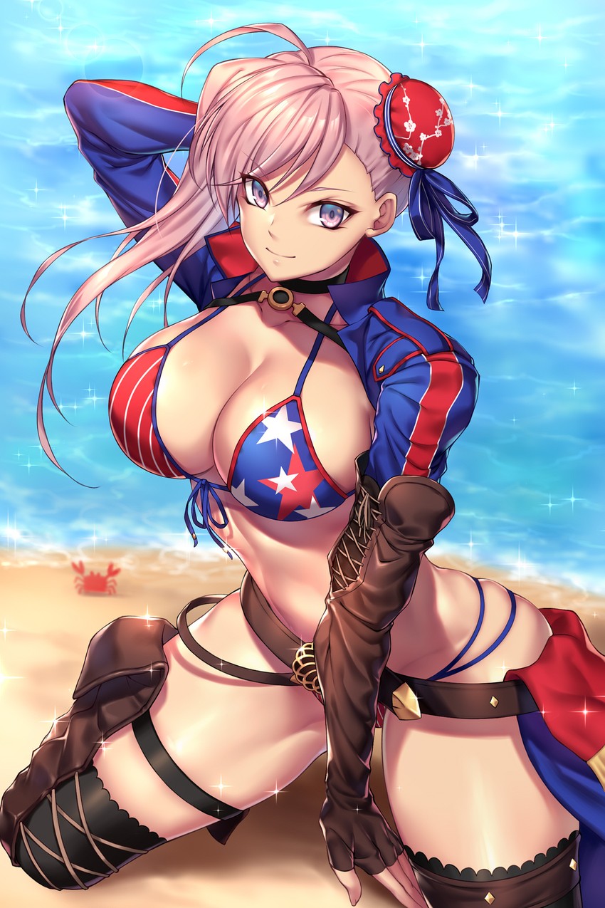miyamoto musashi (fate and 1 more) drawn by nasaniliu