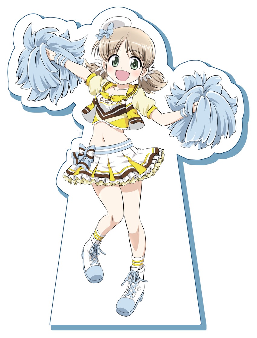 aki (girls und panzer) drawn by inoue_kouji