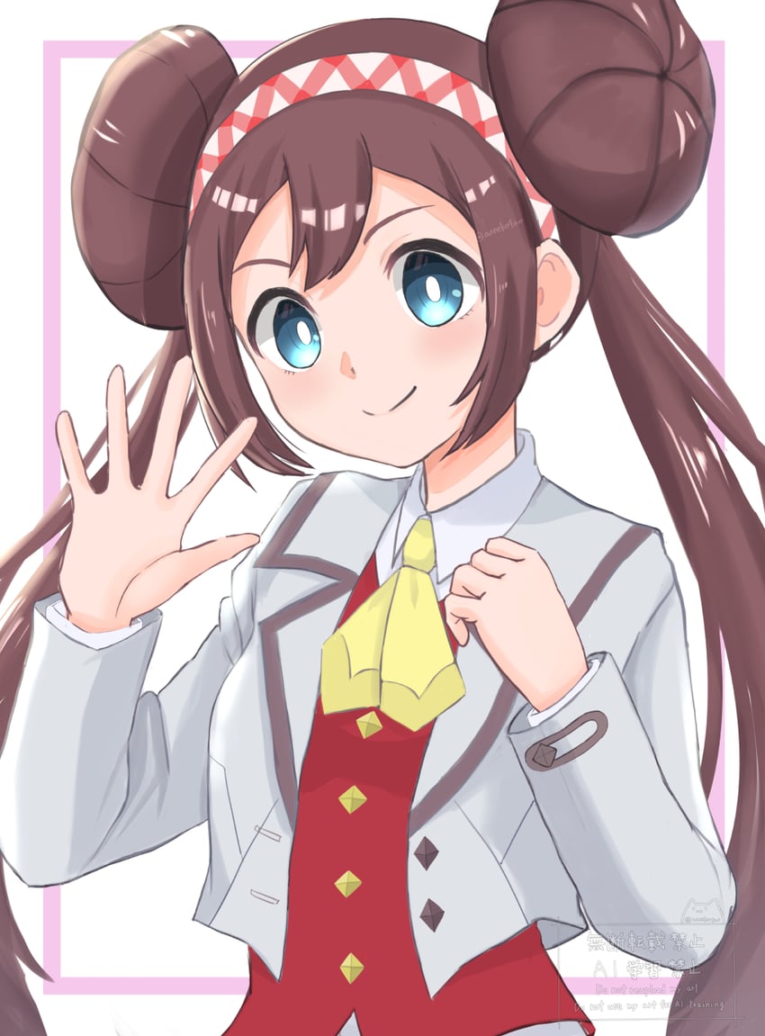 rosa (pokemon and 1 more) drawn by aoneko4ao_(edwf7745)