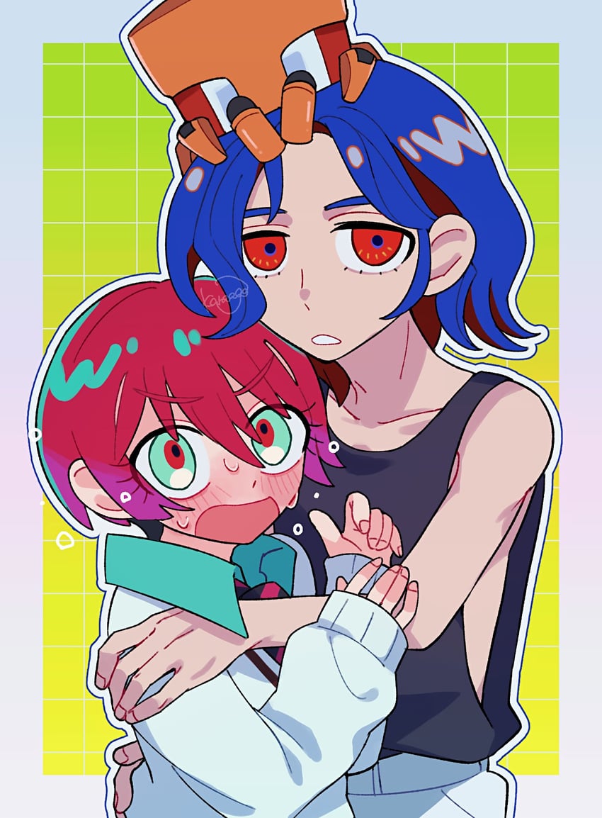 amate yuzuriha, shuji ito, and conch (gundam and 1 more) drawn by karaage_bentou_(28grtm)