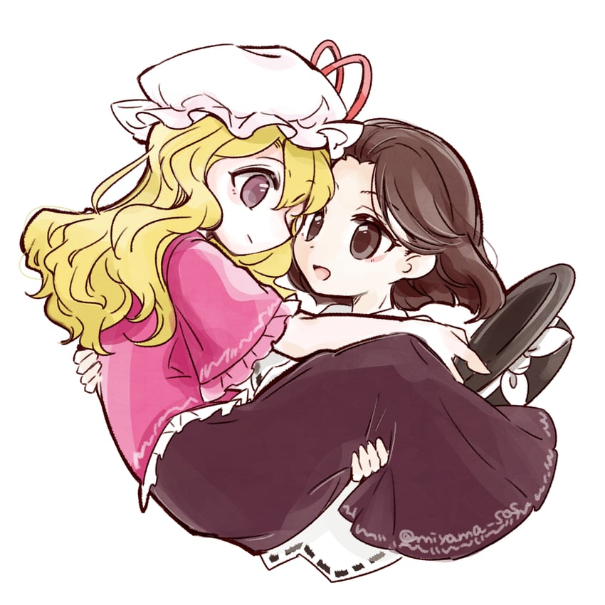 usami renko and maribel hearn (touhou and 1 more) drawn by tama_(hiroshige_36)