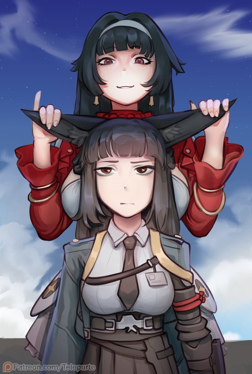 hoshimi miyabi and astra yao (zenless zone zero) drawn by telepurte