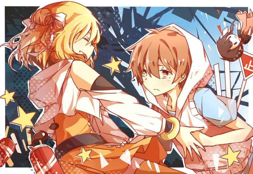 kisaragi momo, amamiya hibiya, and asahina hiyori (kagerou project and 1 more) drawn by nishigyou_teraa