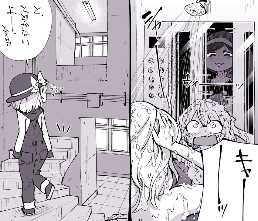 komeiji koishi, doremy sweet, and this man (original and 1 more) drawn by shimizu_pem