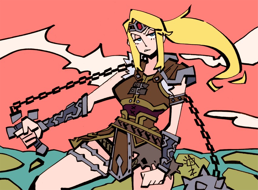 samus aran and simon belmont (super smash bros. and 2 more) drawn by magnagallina
