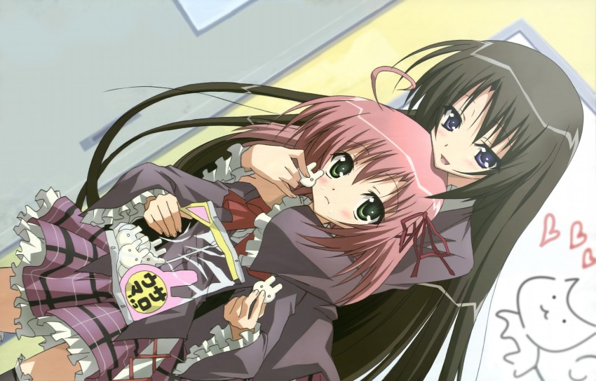 sakurano kurimu and akaba chizuru (seitokai no ichizon) drawn by ishikawa_youichi