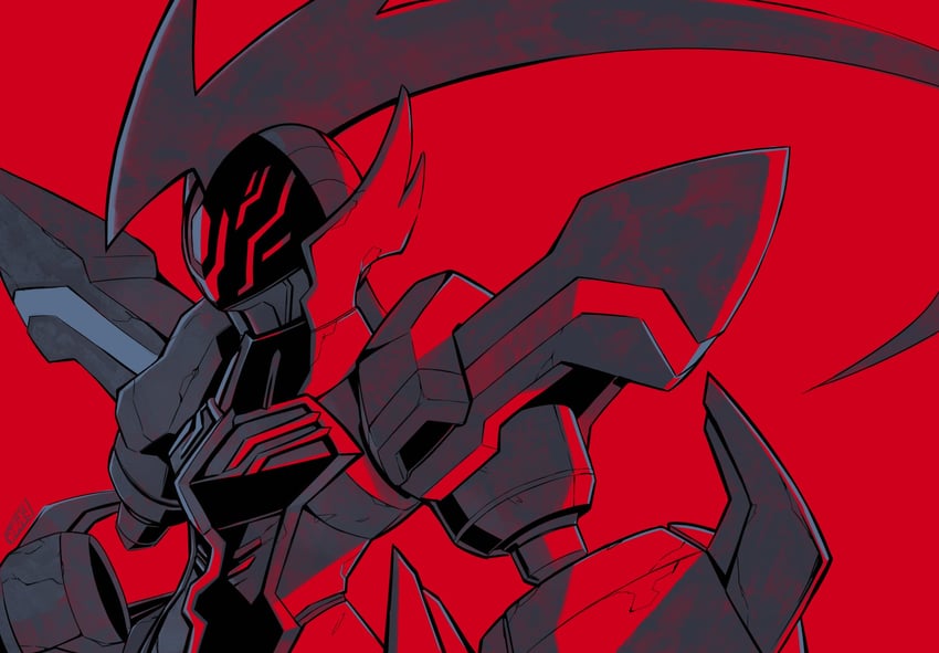 omega (mega man and 2 more) drawn by tomycase