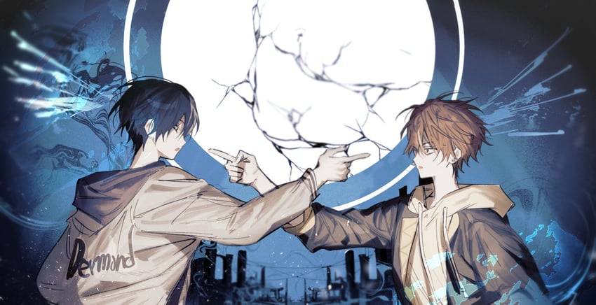 shinonome akito and aoyagi touya (project sekai and 1 more) drawn by goguma_wagamja
