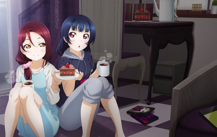 tsushima yoshiko and sakurauchi riko (love live! and 1 more)