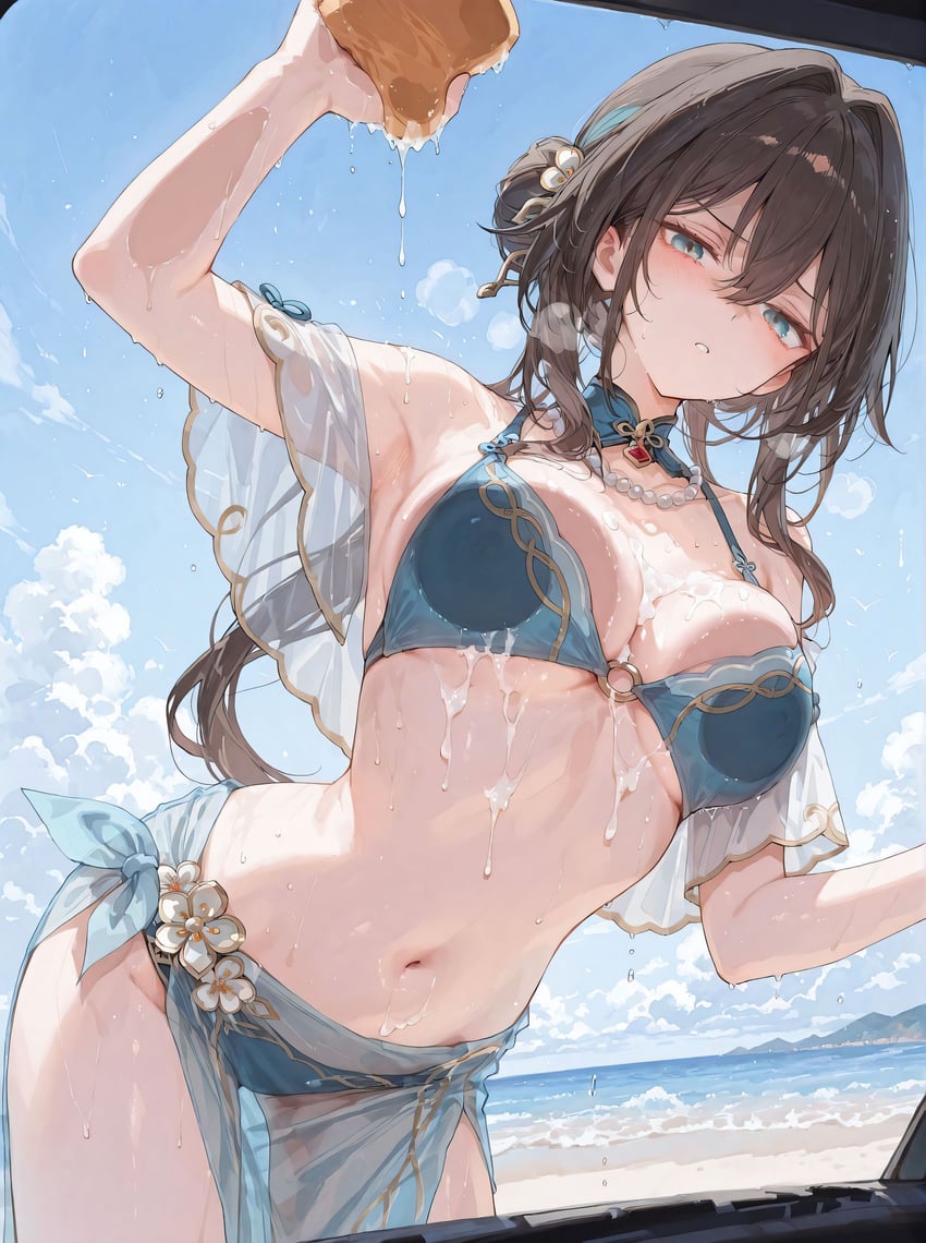 ruan mei (honkai and 1 more) drawn by tuinositone