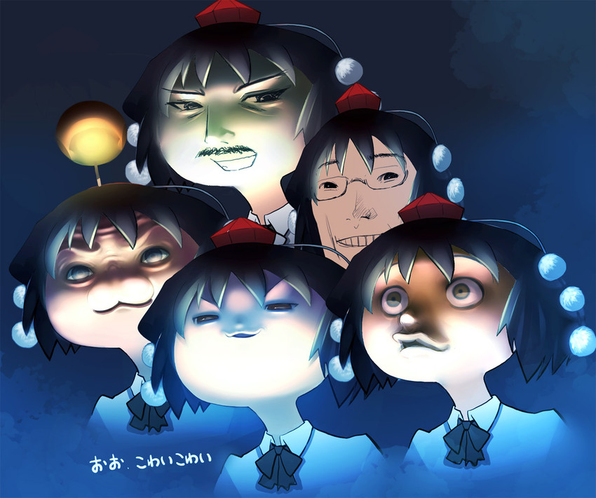 shameimaru aya, kimeemaru, zun, and yaruopoona (touhou and 2 more) drawn by takashima