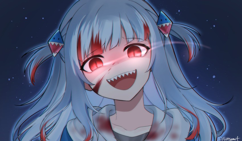 gawr gura (hololive and 2 more) drawn by mittsu