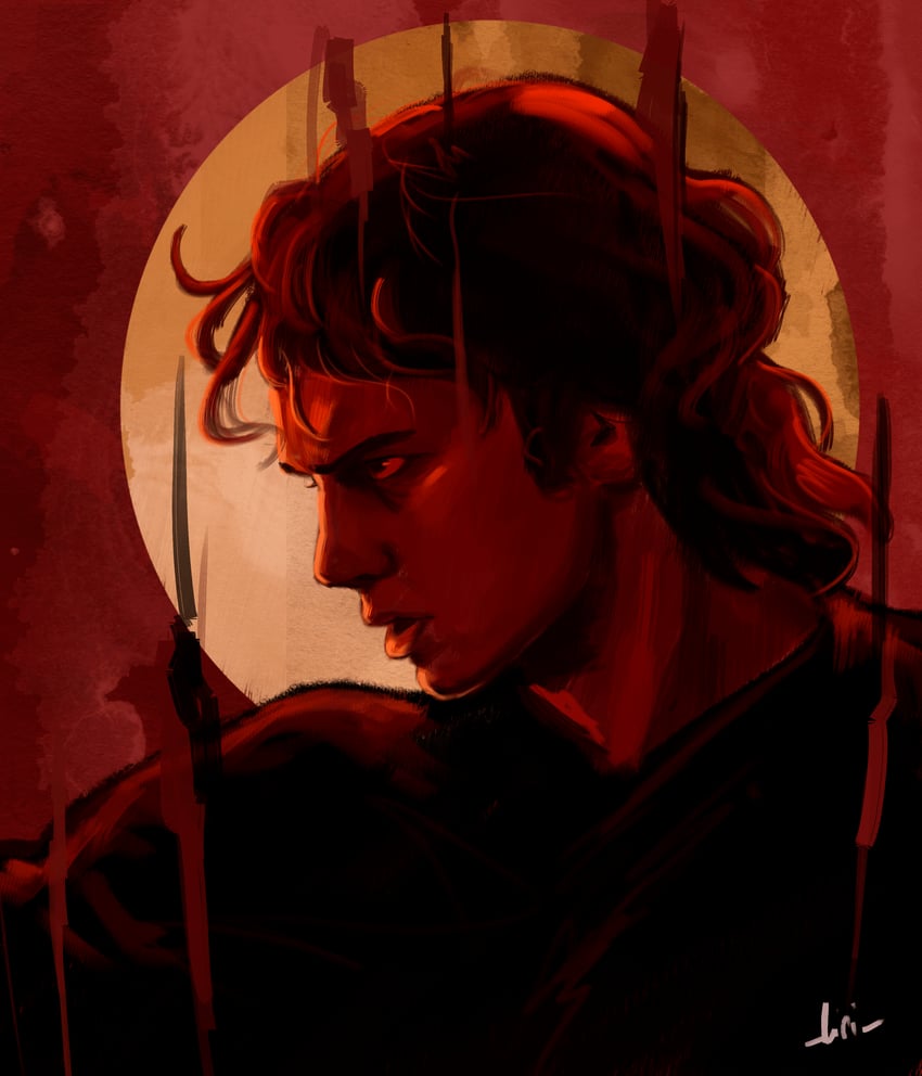 anakin skywalker (star wars and 1 more) drawn by liri_runa