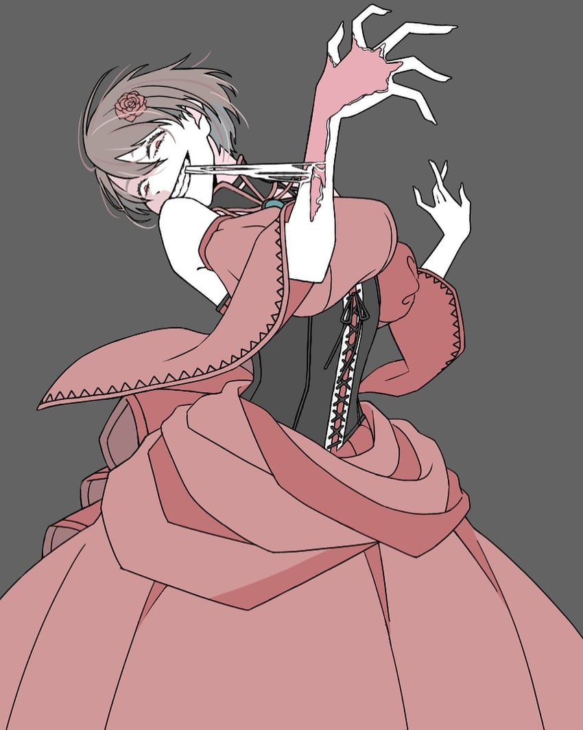 meiko and banica conchita (vocaloid and 2 more) drawn by sorn_somnang