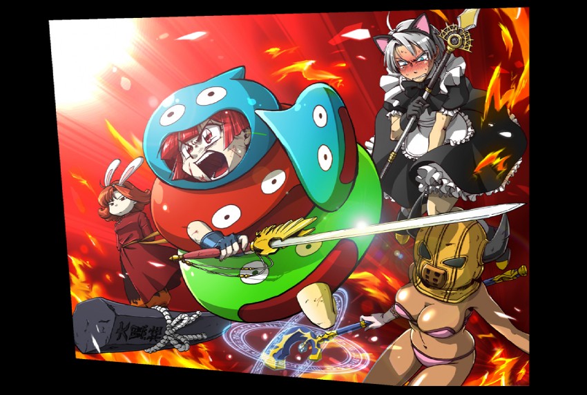 slime (dragon quest and 1 more) drawn by nekomura_otako