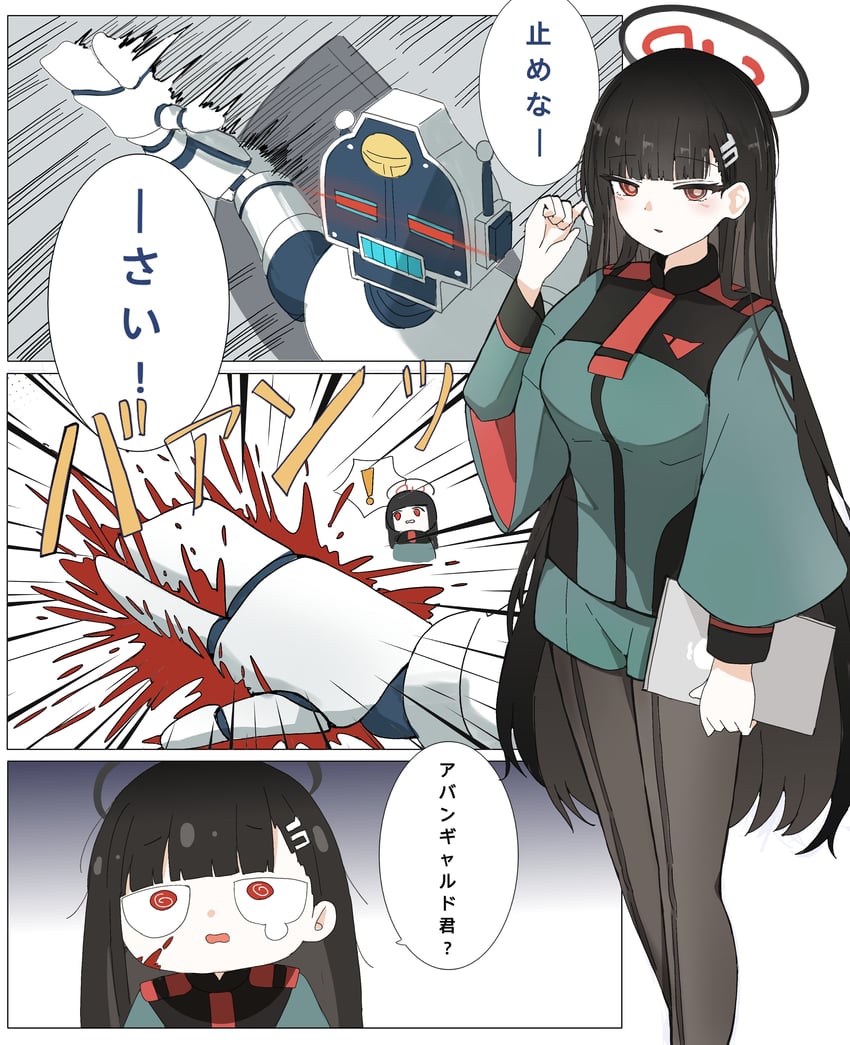 rio, miorine rembran, avant garde, and lynn (blue archive and 2 more) drawn by unli_free