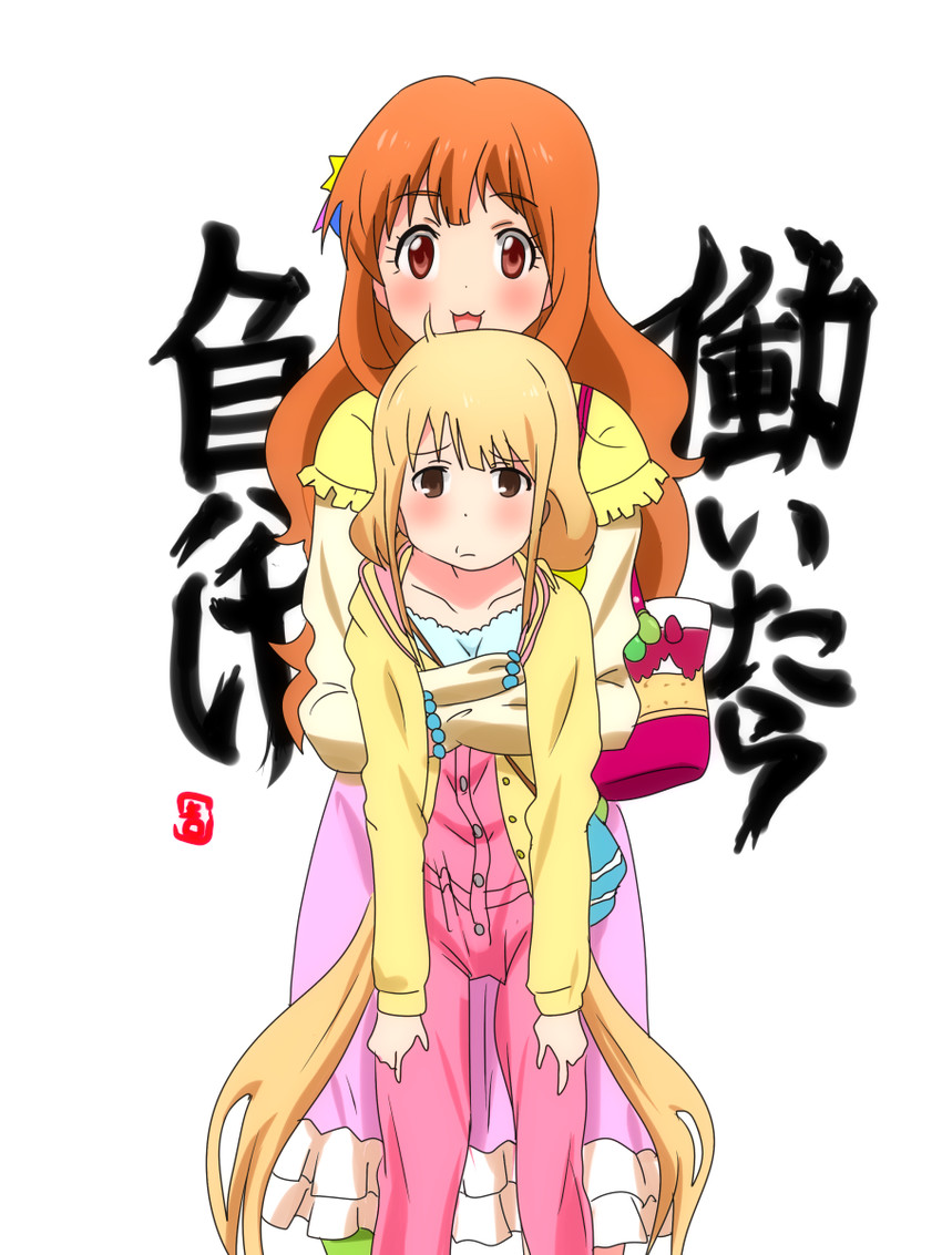 futaba anzu and moroboshi kirari (idolmaster and 1 more) drawn by karuta_(karuta01)