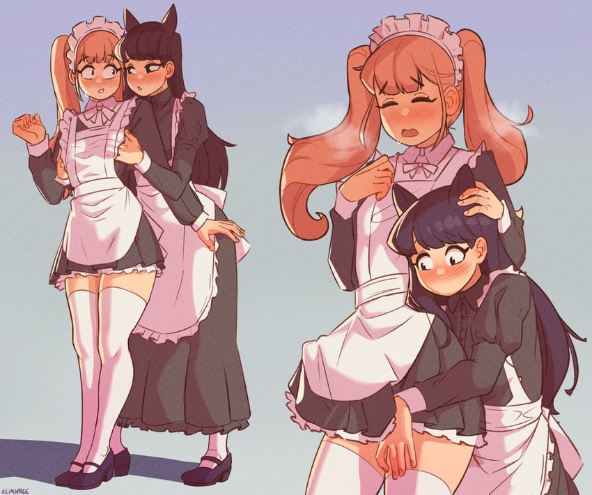 komi shouko and tadano hitohito (komi-san wa komyushou desu) drawn by klimspree