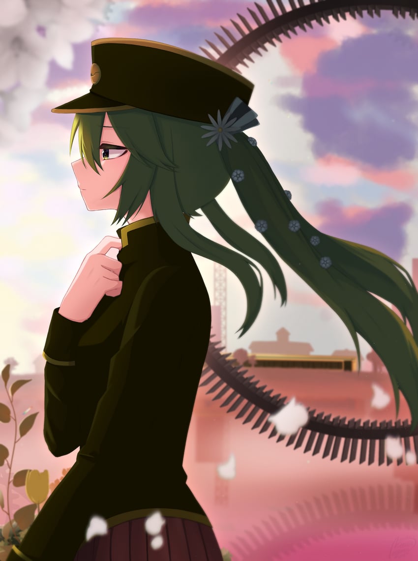 hatsune miku (vocaloid and 1 more) drawn by mashiba_lei