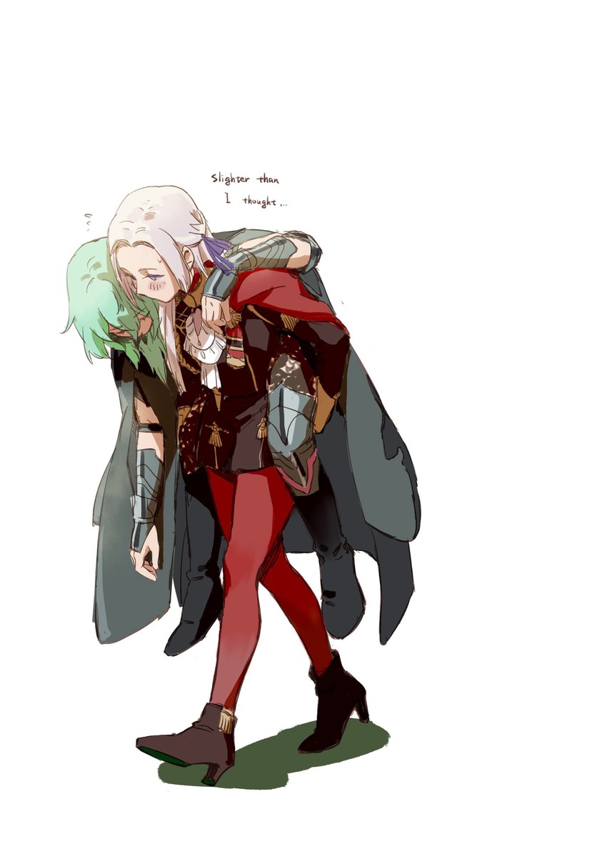 female byleth and edelgard von hresvelg (fire emblem and 1 more)