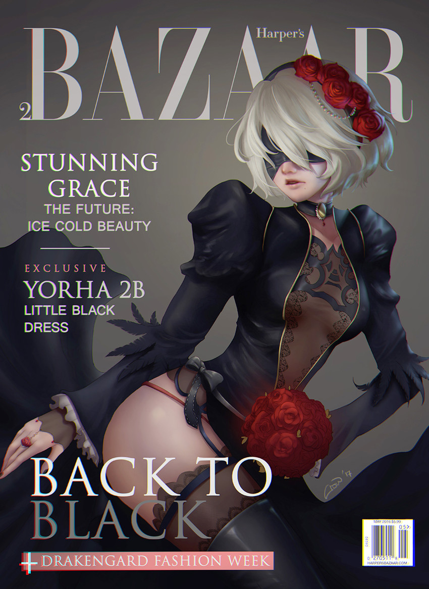 2b (nier and 1 more) drawn by glinna_natasya